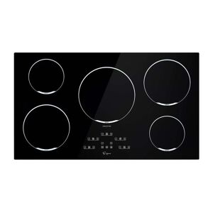 Empava 36 in. Built In Induction Modular Cooktop in Black with 5 Elements including 3,700-Watt Element
