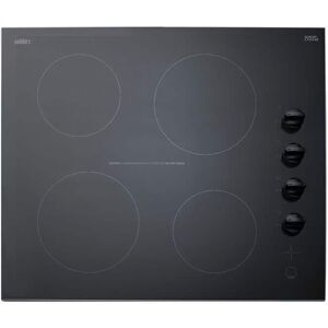 Summit Appliance 24 in. Radiant Electric Cooktop in Black with 4 Elements