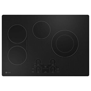 GE Profile 30 in. Smart Radiant Electric Cooktop in Black with 4 Elements