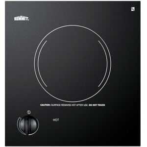 Summit Appliance 12 in. Radiant Electric Cooktop in Black with 1-Element