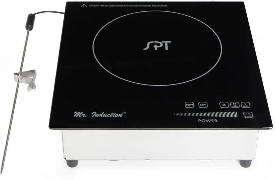 SPT Mr. Induction 3520-Watt 220-Volt Built-In or Countertop Commercial Induction Cooktop with Temperature Probe