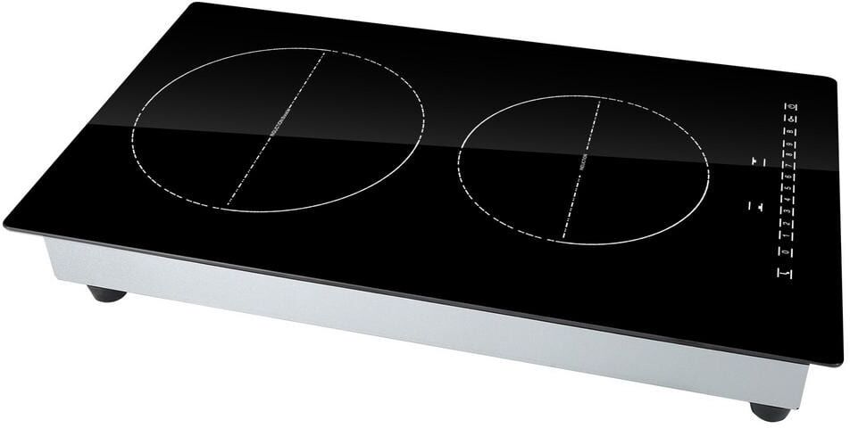 VEVOR Electric Cooktop 12 in. 2 Burners Ceramic Induction Stove Top 3000-Watt Built-In Magnetic Cooktop