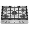 KitchenAid 30 in. Gas Cooktop in Stainless Steel with 5 Burners Including Professional Dual Ring Burner
