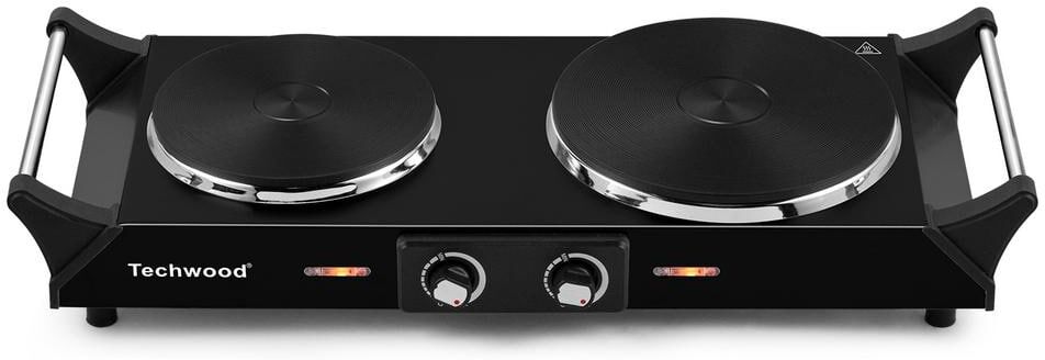 Best Portable Electric Stove: Top 10 Picks for 2024 30 JEREMY CASS Portable 2-Burner 7.4 in. Black Electric Stove 1800-Watt Hot Plate with Anti-Scald Handles