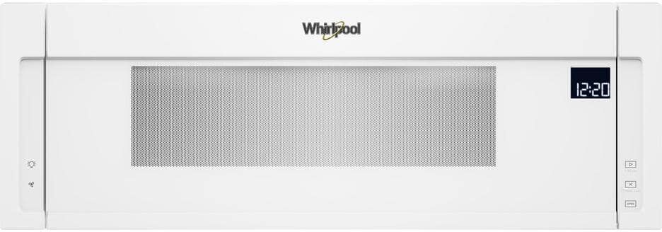 Whirlpool 1.1 cu. ft. Over the Range Low Profile Microwave Hood Combination in White