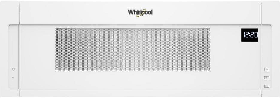 Whirlpool 1.1 cu. ft. Over the Range Low Profile Microwave Hood Combination in White