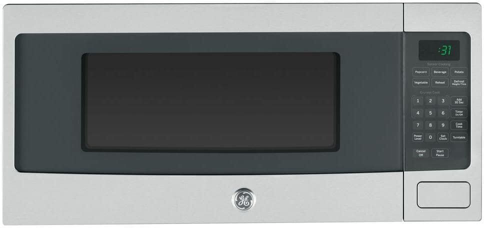 GE Profile 1.1 cu. ft. Countertop Microwave in Stainless Steel with Sensor Cooking