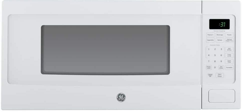 GE Profile 1.1 cu. ft. Countertop Microwave in White with Sensor Cooking