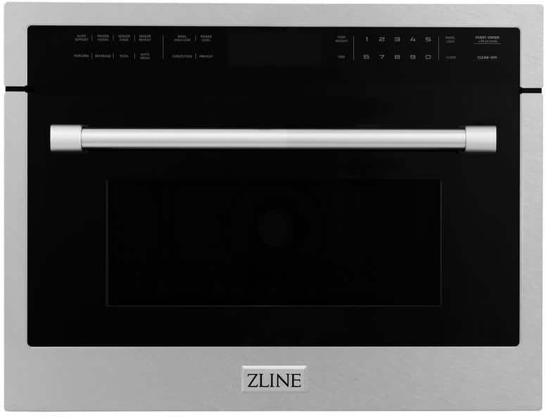 ZLINE Kitchen and Bath 24 in. 1000-Watt Built-In Microwave Oven in Fingerprint Resistant Stainless Steel