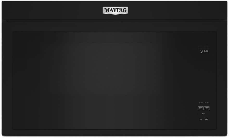 Maytag 30 in. W 1.1 cu. ft. Black Flush Built-In 1000-Watt Over-the-Range Microwave