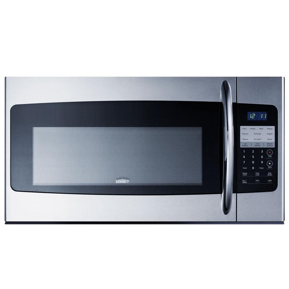 Summit Appliance 30 in. 1.6 cu. ft. Over the Range Microwave in Stainless Steel