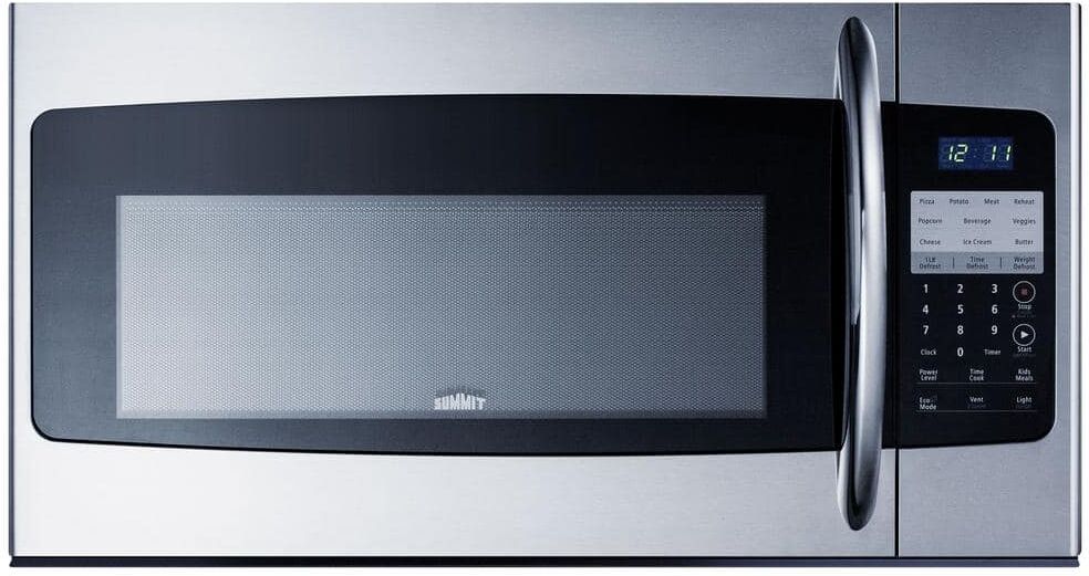 Summit Appliance 30 in. 1.6 cu. ft. Over the Range Microwave in Stainless Steel