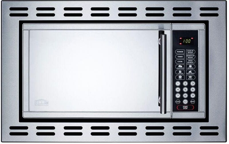 Summit Appliance 0.9 cu. ft. Built-In Microwave in Stainless Steel