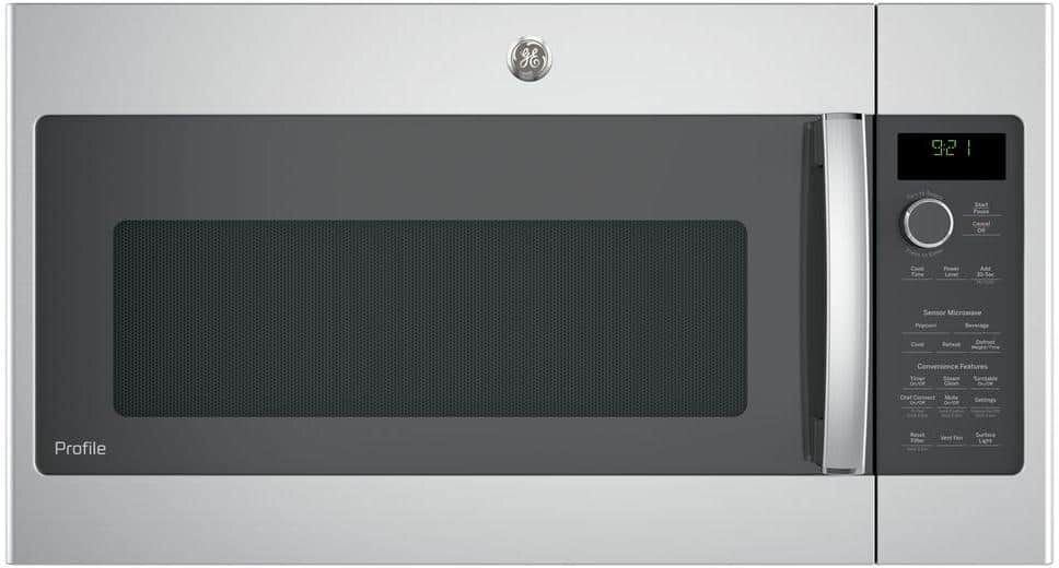 Profile 2.1 cu. ft. Over the Range Microwave with Sensor Cooking in Stainless Steel