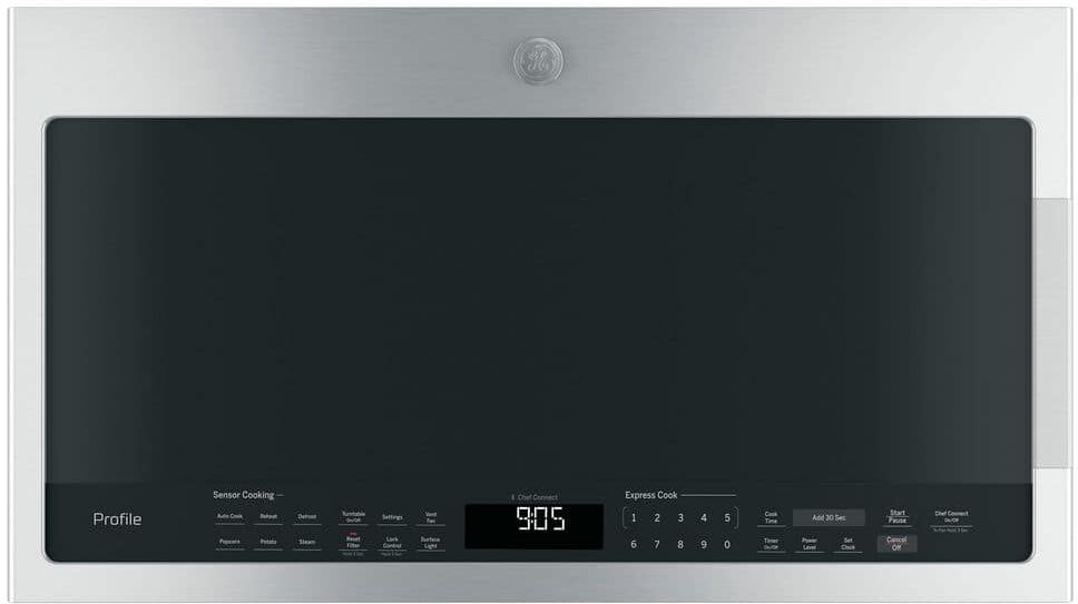 Profile 2.1 cu. ft. Over the Range Microwave in Stainless Steel with Sensor Cooking