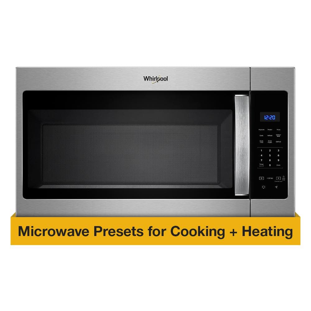 Whirlpool 1.7 cu. ft. Over the Range Microwave in Stainless Steel with Electronic Touch Controls