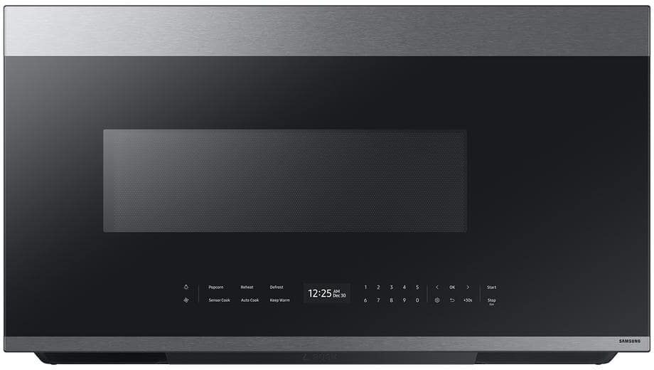 Samsung Over-the-Range Smart Microwave 2.1 cu. ft. with Auto Connectivity & LCD Display in Stainless Steel