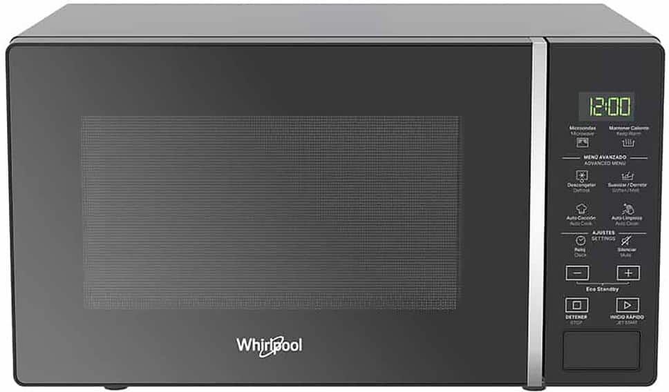 Whirlpool 18 in. 0.7 cu. ft. Countertop Microwave in White with Auto-Cleaning Function