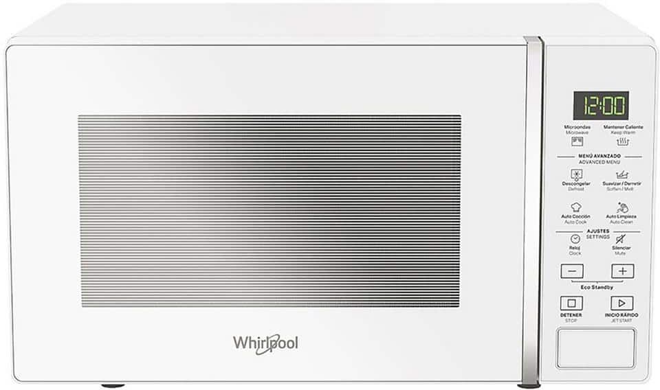 Whirlpool 18 in. 0.7 cu. ft. Countertop Microwave in White with Auto-Cleaning Function