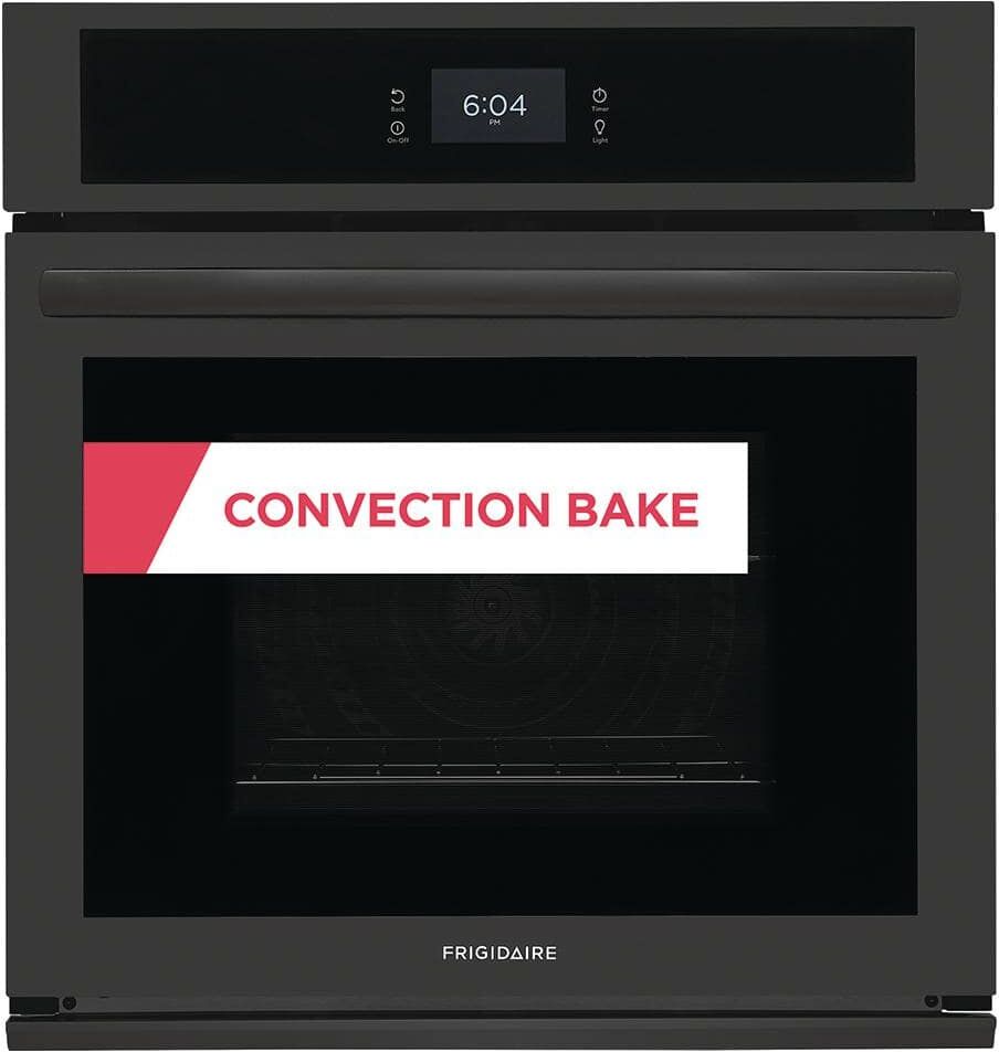 Frigidaire 27 in. Single Electric Built-In Wall Oven with Convection in Black