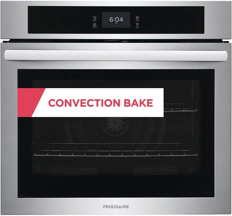 Frigidaire 30 in. Single Electric Built-In Wall Oven with Convection in Stainless Steel