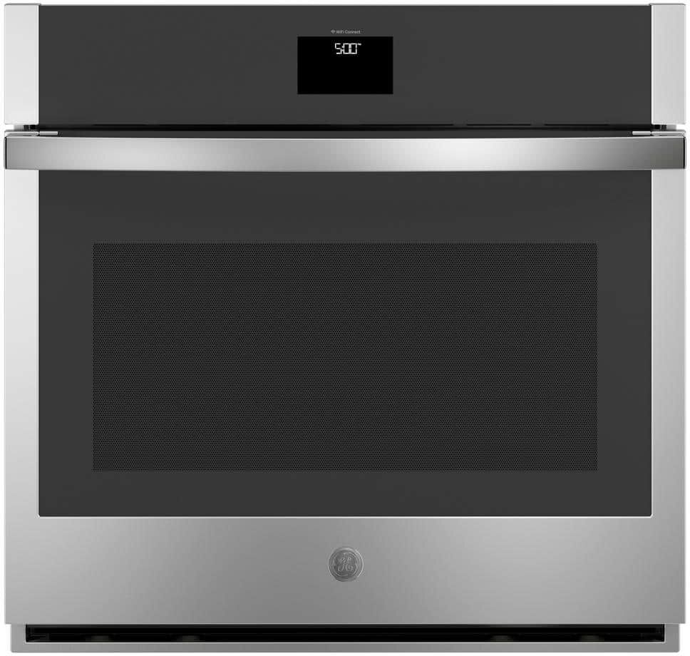 GE 30 in. Single Smart Convection Wall Oven with No-Preheat Air Fry in Stainless Steel