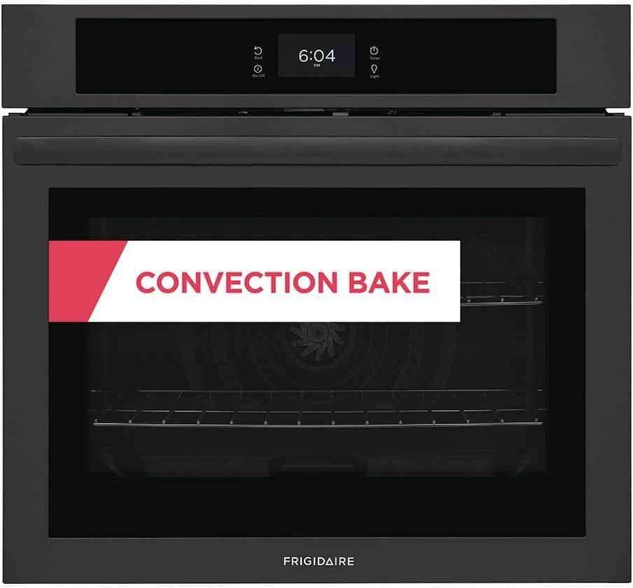 Frigidaire 30 in. Single Electric Built-In Wall Oven with Convection in Black