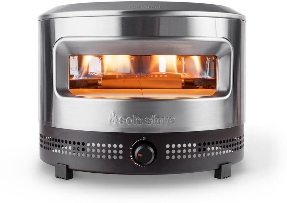 Solo Stove Pi Prime 21 in. x 16 in. Stainless Steel Propane Outdoor Pizza Oven 12 in. Cook Surface (Propane Only)