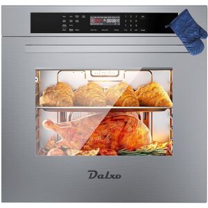Dalxo 30 in. Single Electric Wall Oven Self-Cleaning With Convection and Touch Panel in Stainless Steel