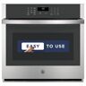 GE 30 in. Smart Single Electric Wall Oven Self-Cleaning in Stainless Steel