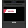Frigidaire Gallery 24 in. Single Electric Wall Oven Self-Cleaning with Air Fry, Steam Bake and True Convection in Black