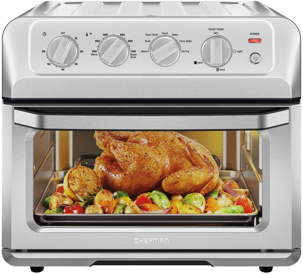 Best Air Fryer: Crisp Perfection: Discover the Top 10 Air Fryer Models of 2024 for Healthier, Delicious Cooking 44 Chefman Air Fryer Toaster Oven XL 20 L, Healthy Cooking & User Friendly, Countertop Convection Bake & Broil 7 Cooking Functions