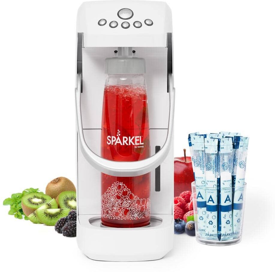 SPARKEL Beverage System Home Carbonation Appliance - White