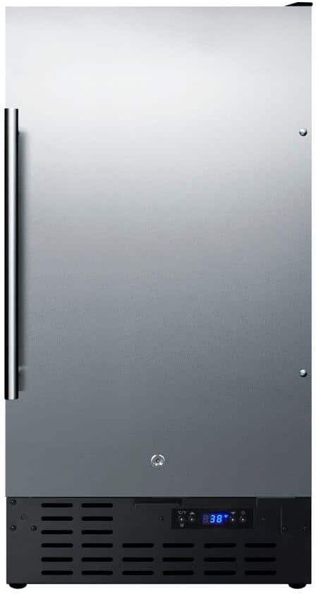 Summit Appliance 18 in. 3 cu. ft. Mini Fridge in Stainless Steel