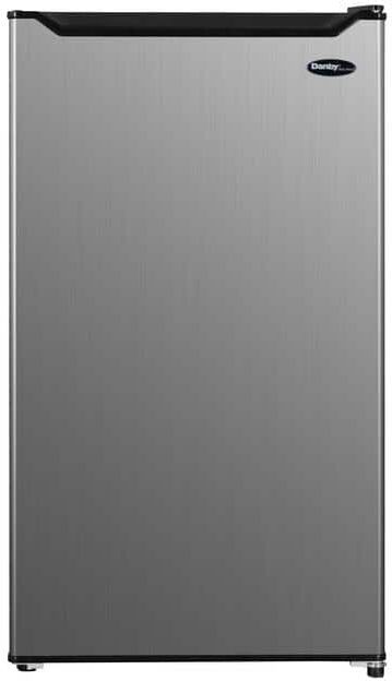 Danby Diplomat 18.6 in. 3.3 cu. ft. Mini Refrigerator in Stainless Steel Look