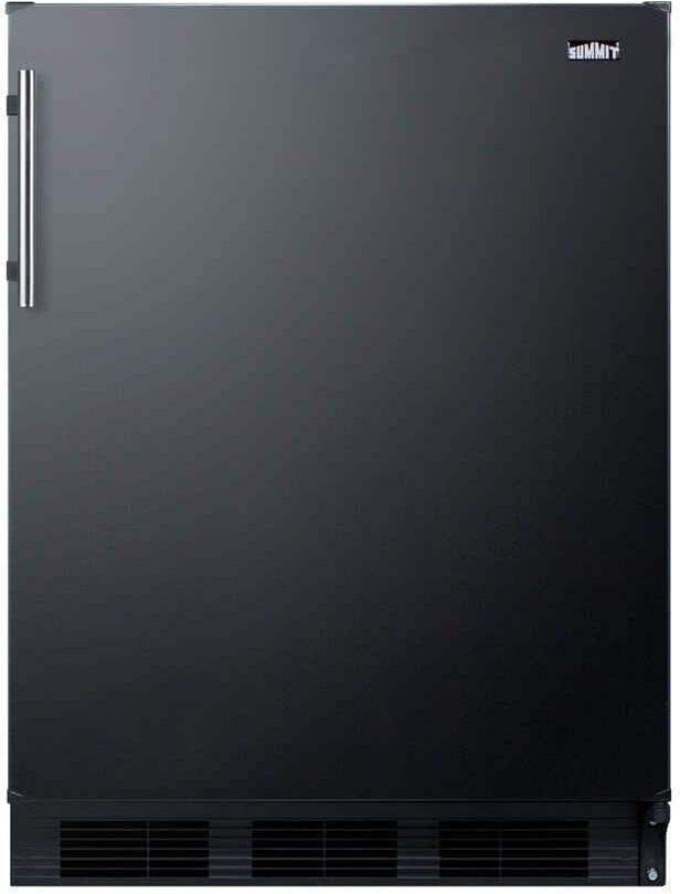 Summit Appliance 24 in. W 5.5 cu. ft. Freezerless Refrigerator in Black