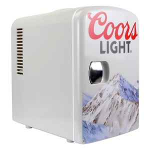 Coors Light 0.14 cu. ft. Portable Mini Fridge in Gray without Freezer