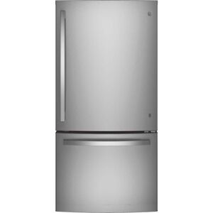 GE 24.8 cu. ft. Bottom Freezer Refrigerator in Fingerprint Resistant Stainless Steel, Standard Depth ENERGY STAR