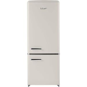 iio 7 cu. ft. Retro Bottom Freezer Refrigerator in Butter Cream, ENERGY STAR