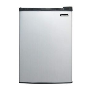 Magic Chef 2.6 cu. ft. Mini Fridge in Stainless Steel Look without Freezer