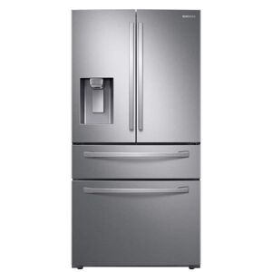 Samsung 28 cu. ft. 4-Door French Door Smart Refrigerator in Fingerprint Resistant Stainless Steel, Standard Depth