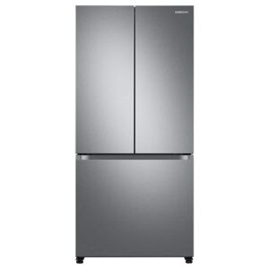 Samsung 17.5 cu. ft. 3-Door French Door Smart Refrigerator in Stainless Steel, Counter Depth, Silver