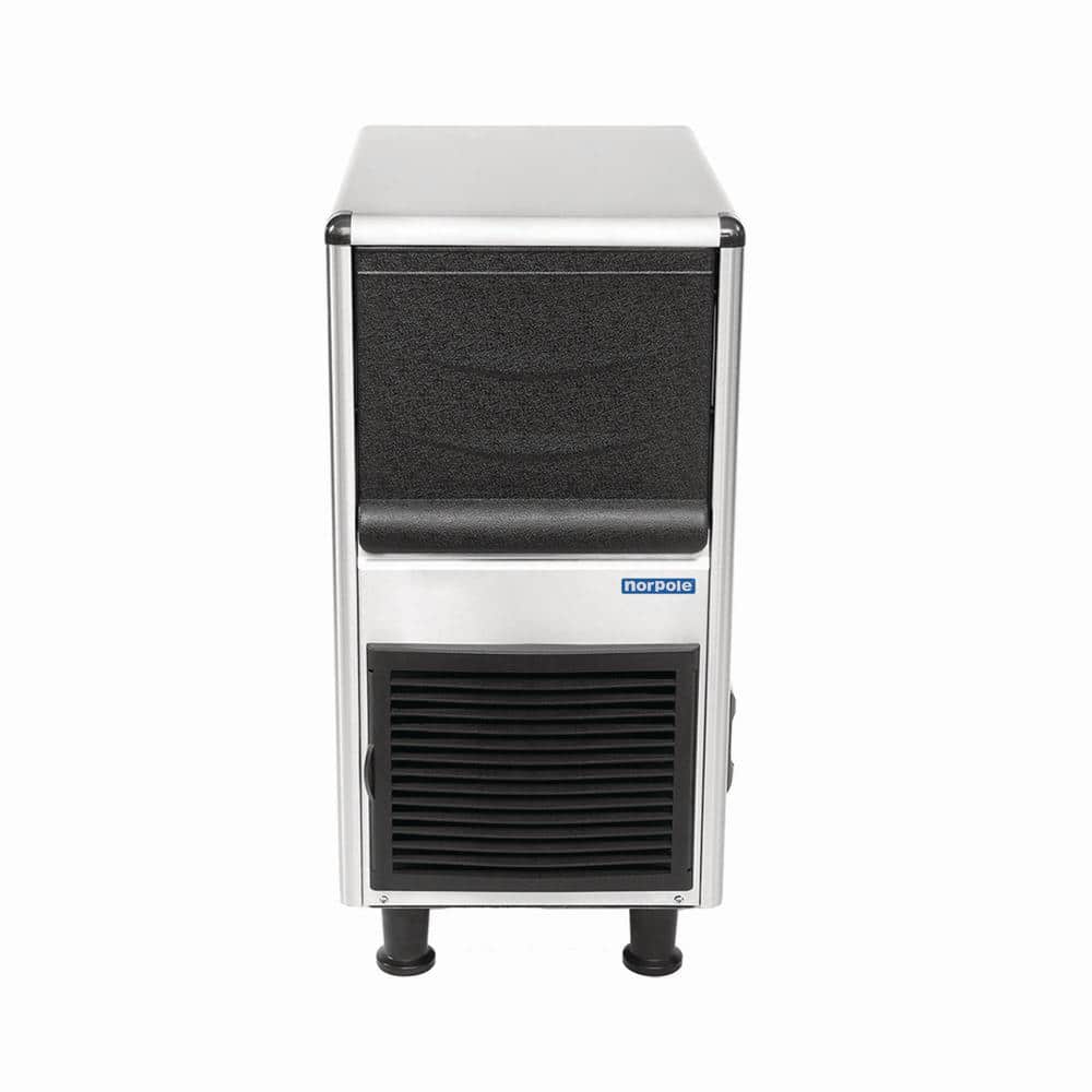 Norpole 90 lbs. Freestanding Ice Maker in Stainless Steel