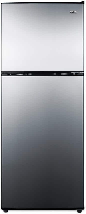 Summit Appliance 7.1 cu. ft. Top Freezer Refrigerator in Stainless Steel, Counter Depth