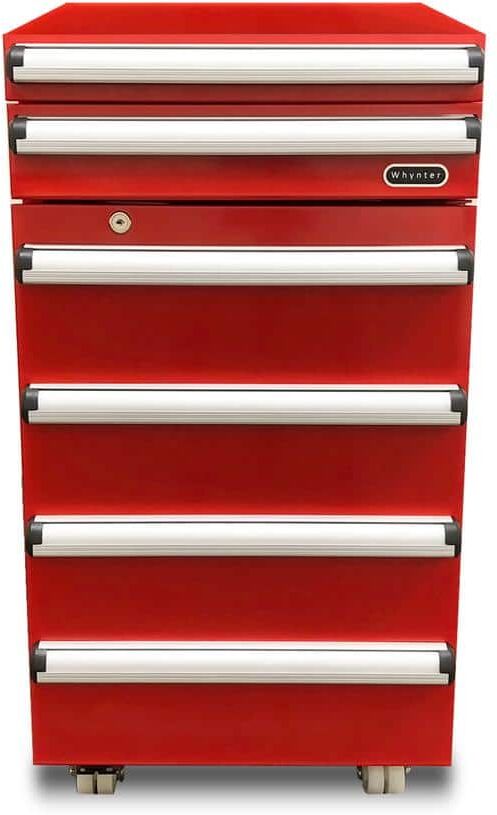 Whynter Portable 1.8 cu. ft. Tool Box Refrigerator in Red with 2 Drawers and Lock