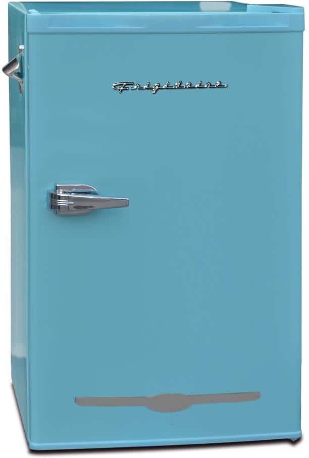 Frigidaire 3.2 cu. ft. Retro Vintage Compact Mini Fridge in Blue