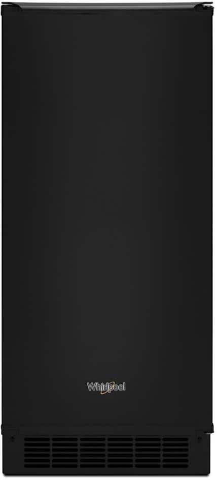 Whirlpool 15 in. 50 lb. Built-In Ice Maker in Black