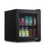 NewAir 17 in. 60-Can Beverage Refrigerator with Glass Door in Black, Freestanding or Countertop Mini Fridge