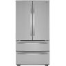 LG 23 cu. ft. 4-Door French Door Refrigerator with Internal Water Dispenser in Print Proof Stainless Steel, Counter Depth