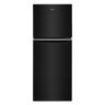 Whirlpool 24 in. 11.6 cu. ft. Top Freezer Refrigerator in Black, Counter Depth